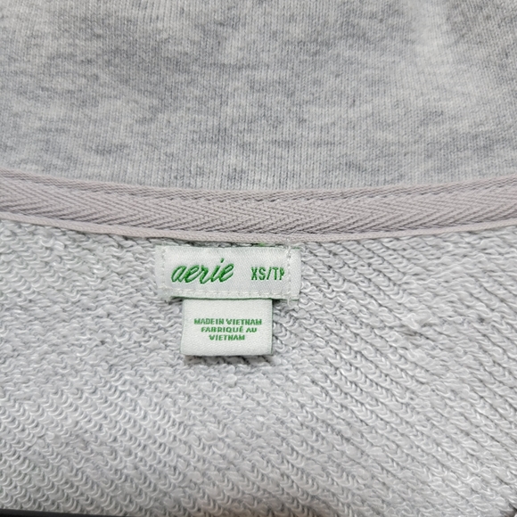 Aerie Sunday Soft Quarter Zip Pullover Sweatshirt Size XSmall - Picture 5 of 6